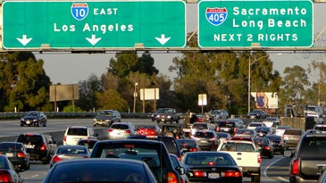 traffic jam in L.A.