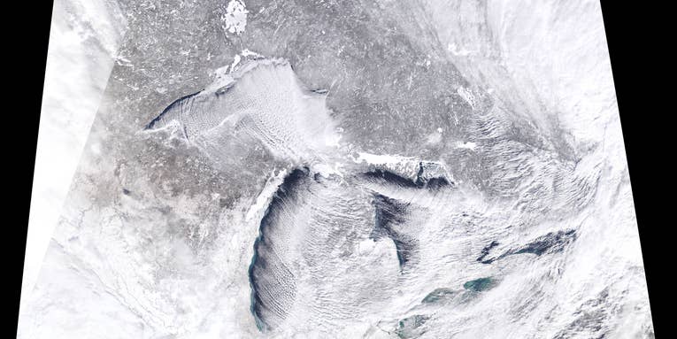 Megapixels: The polar vortex looks even colder from space