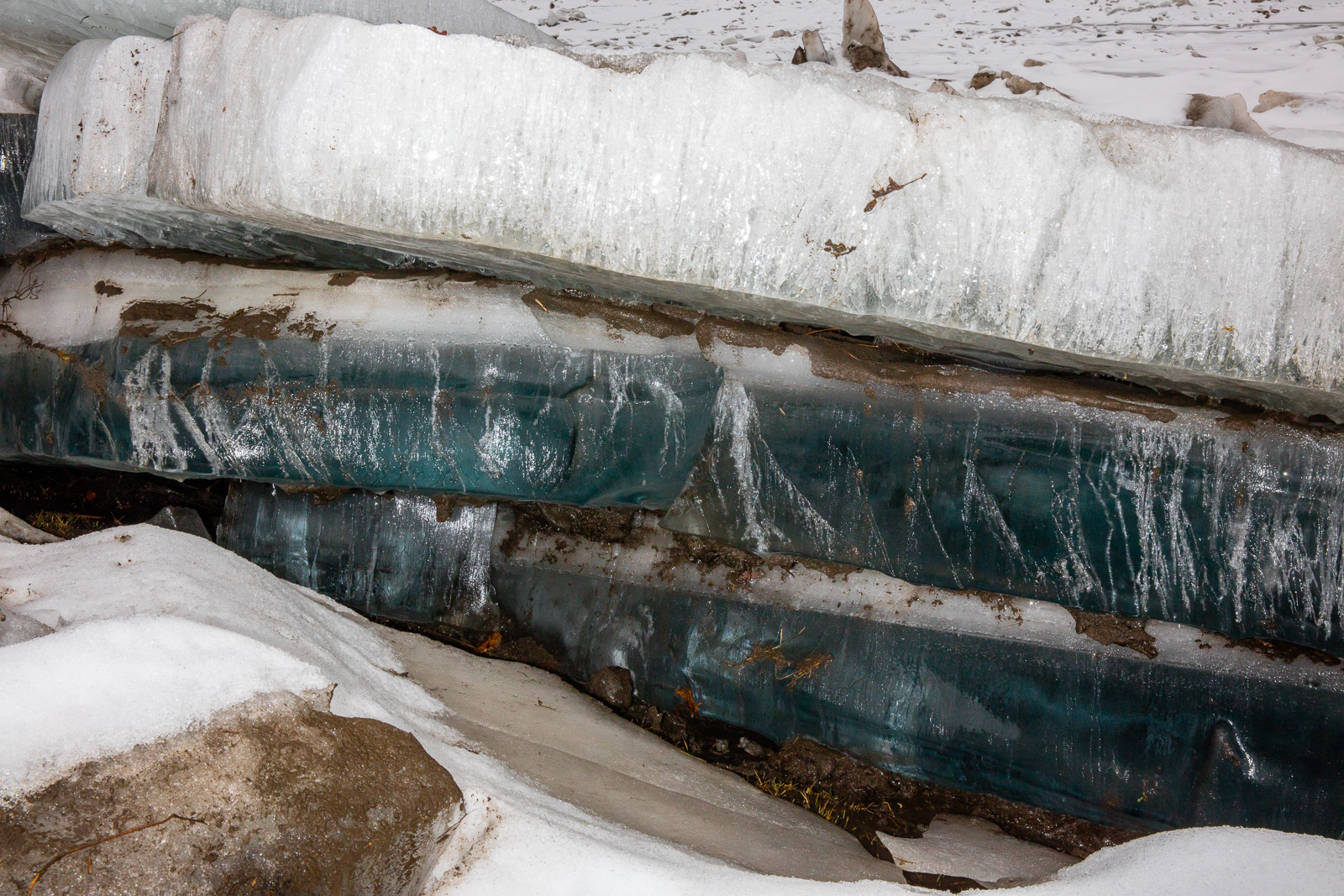 Fluctuating temperatures are causing massive river ice jams
