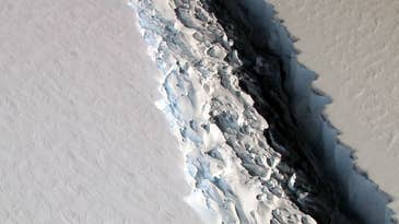 A crack in Antarctica is forming an iceberg the size of Delaware