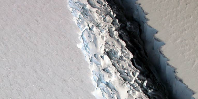 A crack in Antarctica is forming an iceberg the size of Delaware