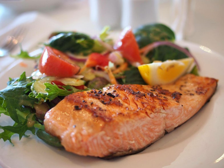 salmon healthy food