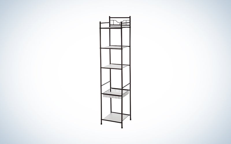 Monoprice five-tier storage shelves