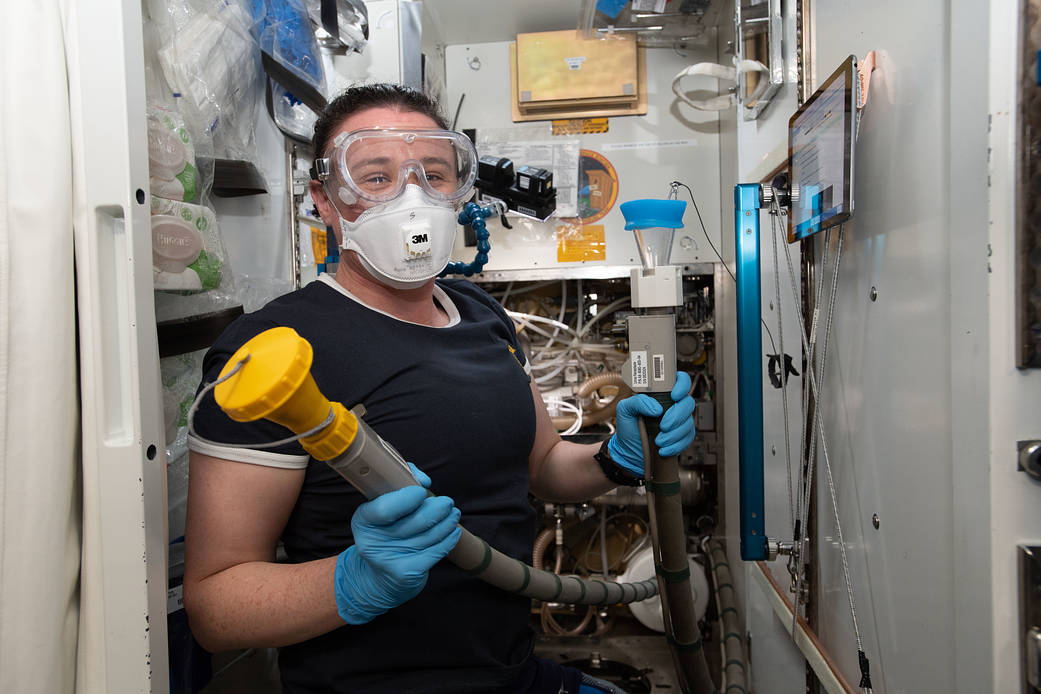 A leaky toilet on the International Space Station is about as fun as it sounds
