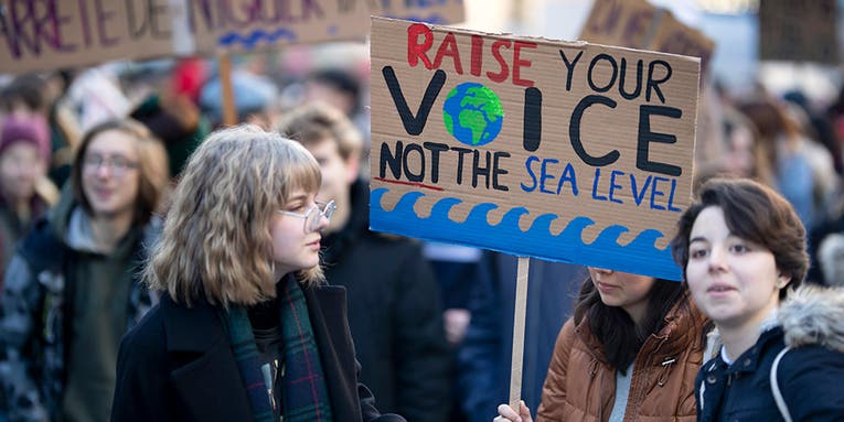 Kids skipping school to protest climate change isn’t just reasonable—it’s logical