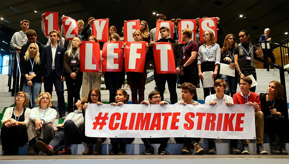 climate strike in poland