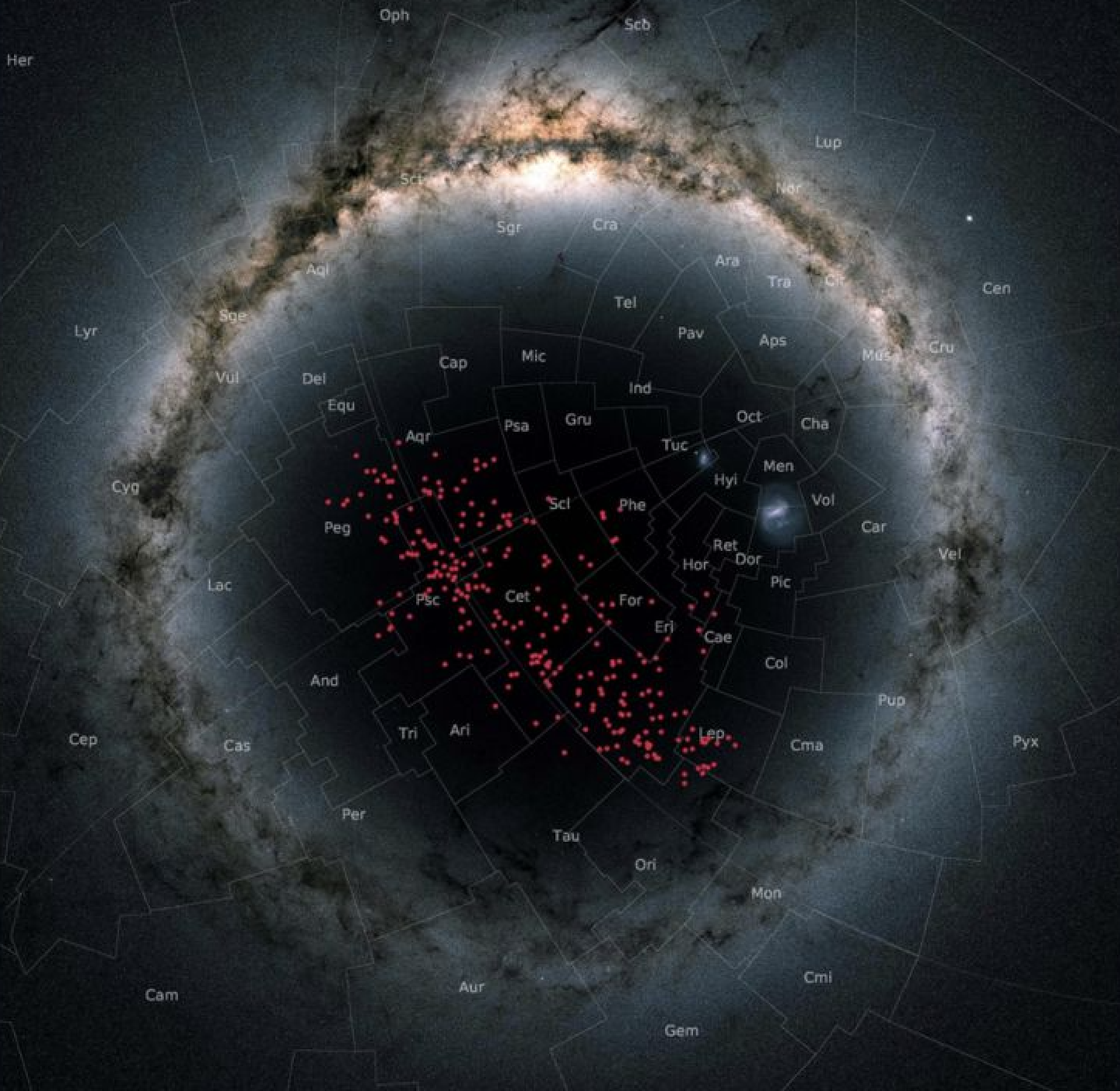 River of stars map galaxy Gaia discovery