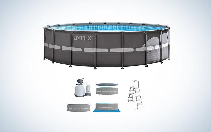 Intex above-ground pool