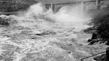 Oroville flood 1964 California floods drought
