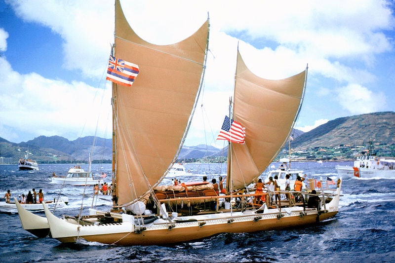 Hōkūle‘a Polynesian origins voyage explorer Sea People