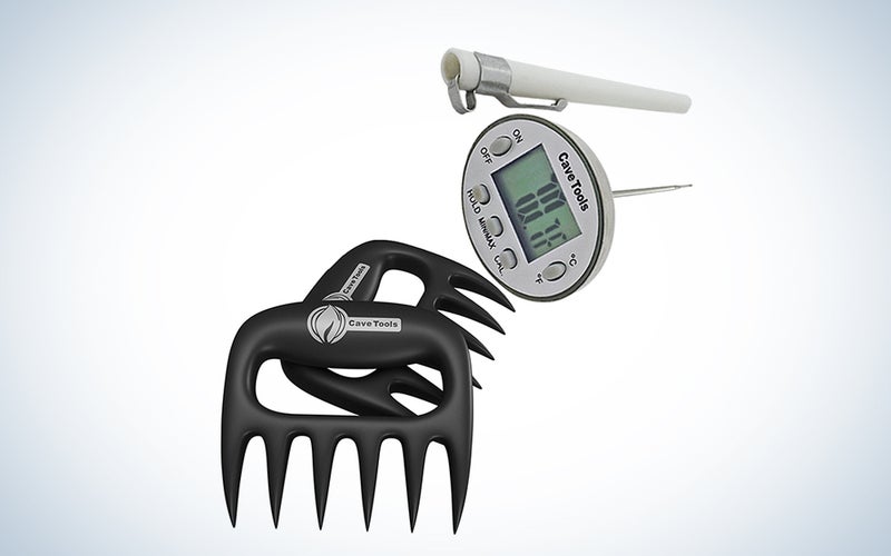 Cave Tools Meat Claws and Digital Cooking Thermometer