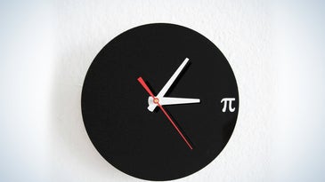 Black Pi Wall Clock