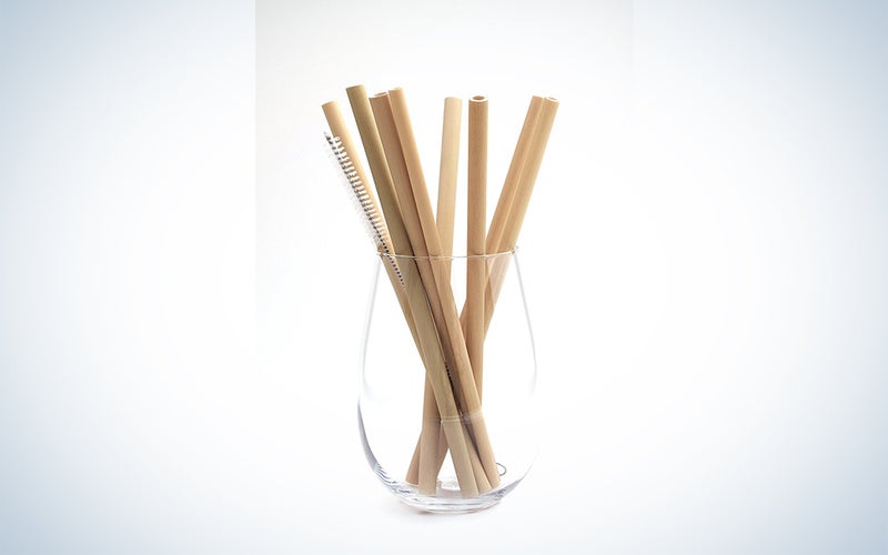 Bamboo drinking straws