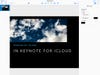 iCloud Keynote Apple's presentation maker interface