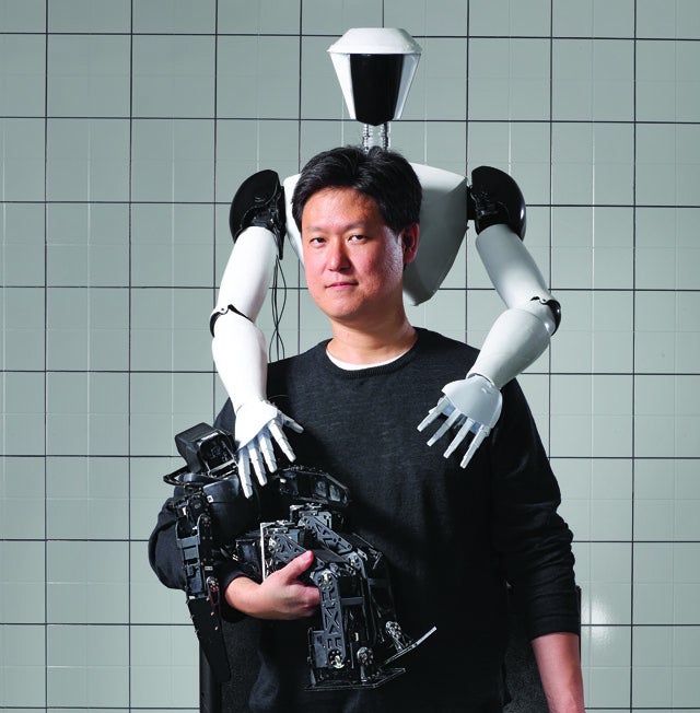 Dennis Hong created the humanoid CHARLI to better study our own biomechanics.