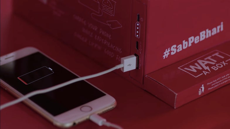 KFC Meal Boxes In India Now Come With A Built In USB Charger
