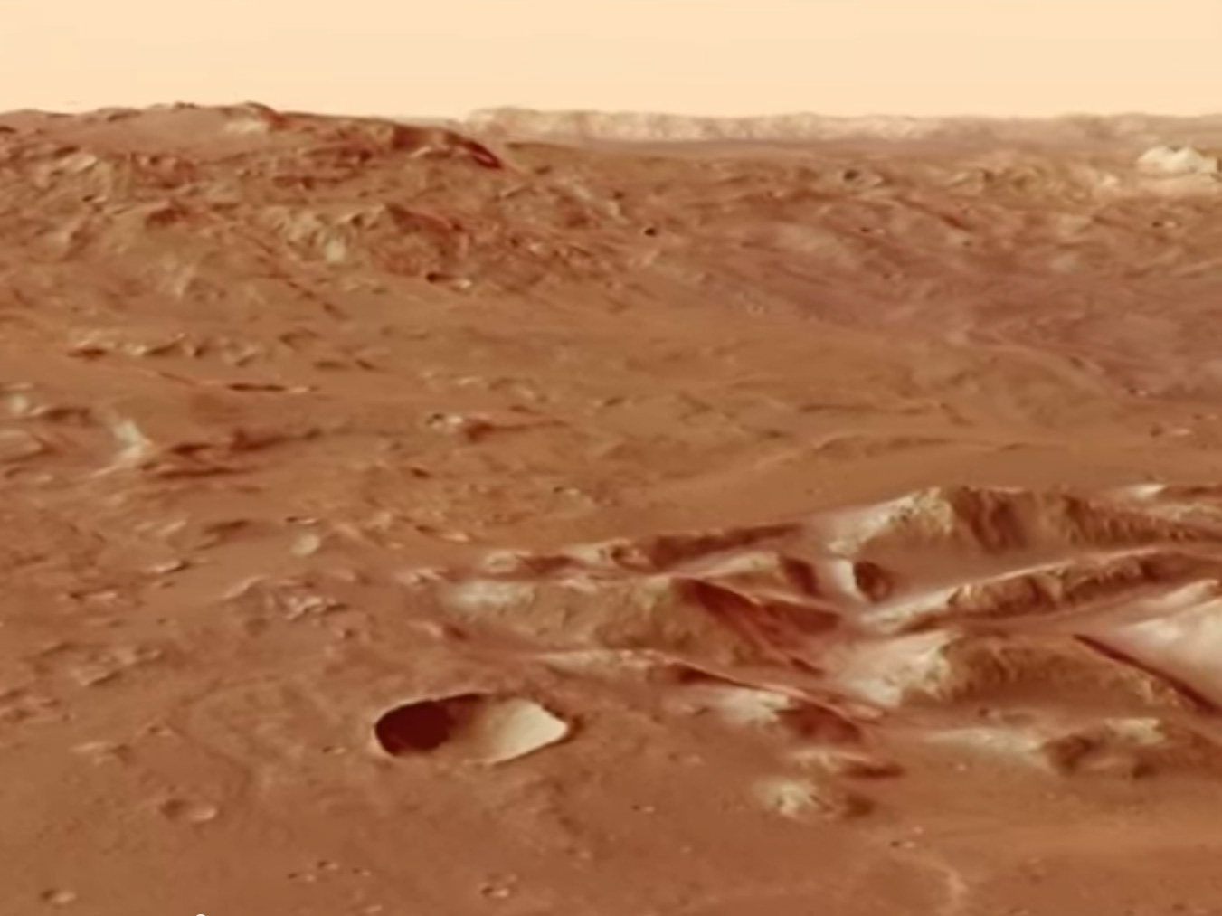 Fly Over Mars In This Breathtaking New Animation
