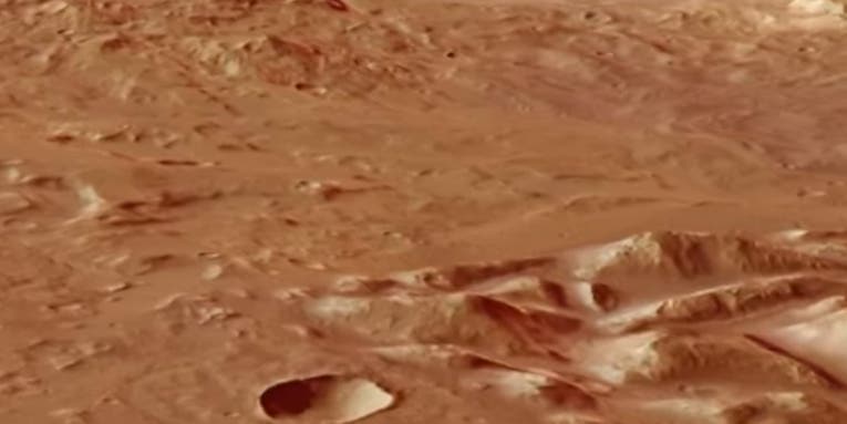 Fly Over Mars In This Breathtaking New Animation