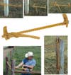 Dutton-Lainson/ $35 to $50<br />
When you need to stretch, splice, staple, or reposition high-tensile, barbed, or smooth wire in the back forty, you'll probably want to bring along a fence stretcher. Goldenrod's <a href="http://toolmonger.com/2008/05/23/mend-your-fences-with-a-fence-stretcher/">#405 fence stretcher</a> will keep those cows where they belong and save you some knuckle-busting in the process.