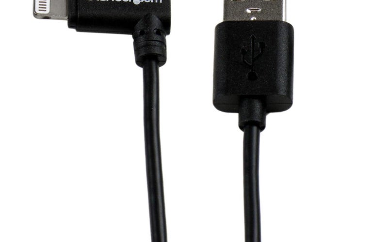 Right-angle charge cable for iPhone
