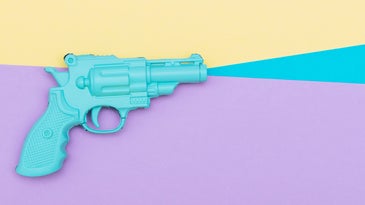 a plastic gun 