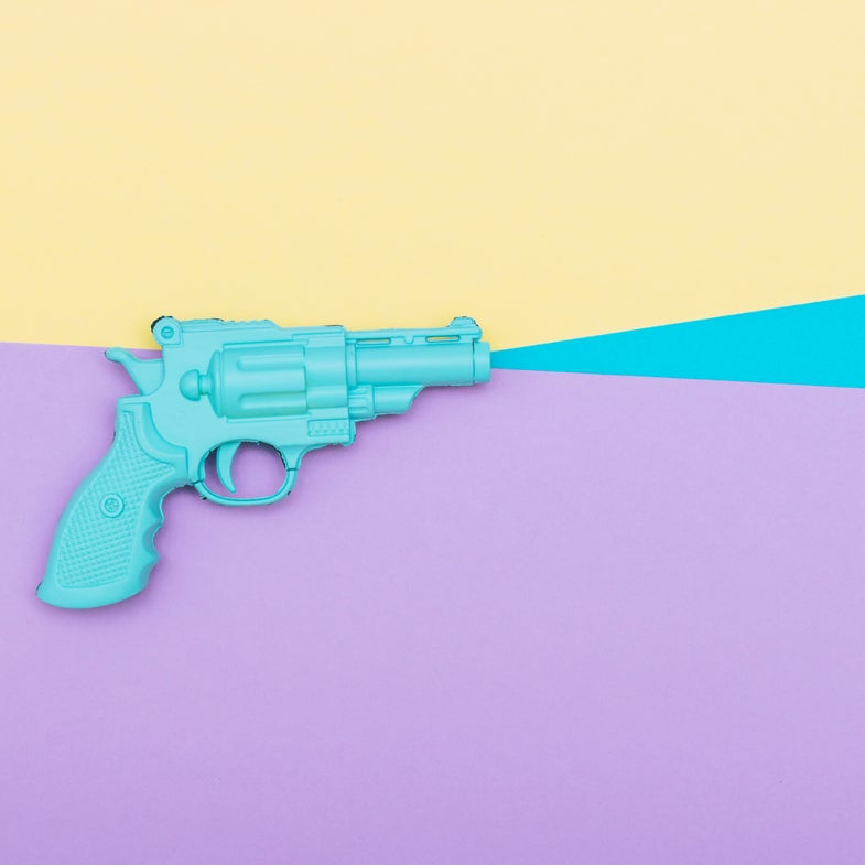 a plastic gun