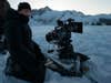 Lubezki waiting for the perfect light to shoot a scene in The Revenant.