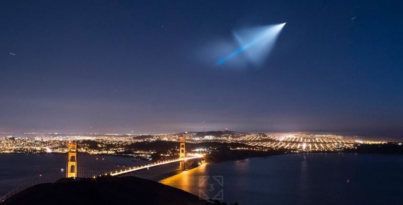 Curious reports lit up social media in November as witnesses in California claimed to see UFO lights in the sky. The lights turned out to have come from a <a href="http://foxtrotalpha.jalopnik.com/san-francisco-photog-caught-an-amazing-time-lapse-of-la-1741321296">missile</a> test launch off the coast of Southern California. A photographer captured the image under time-lapse.