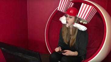 This Is How To Make Your Own Popcorn Dispensing Helmet