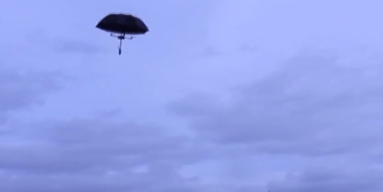 Umbrella Drones Float Through The Air Like Jellyfish