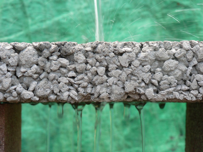 Future Parking Lots Will Filter Disgusting Storm Water With Sponge-Like Concrete