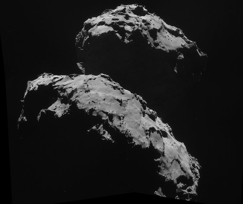 Where Is This Comet’s Tail?