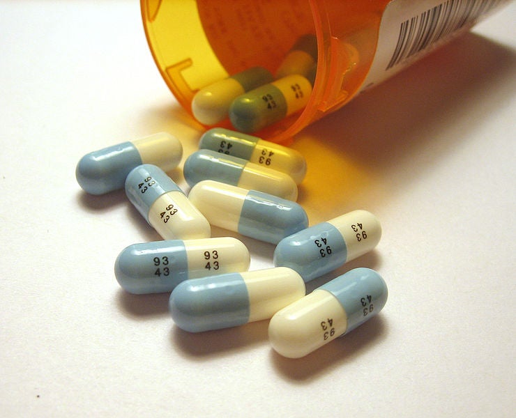Prozac (Fluoxetine) pills, one of the most popular prescription drugs on the market.