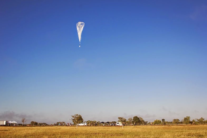 Google’s Internet Balloon Comes Down In Chile