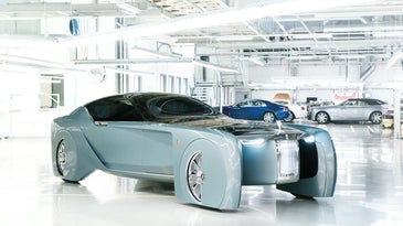Rolls-Royce Vision Next 100 in the garage