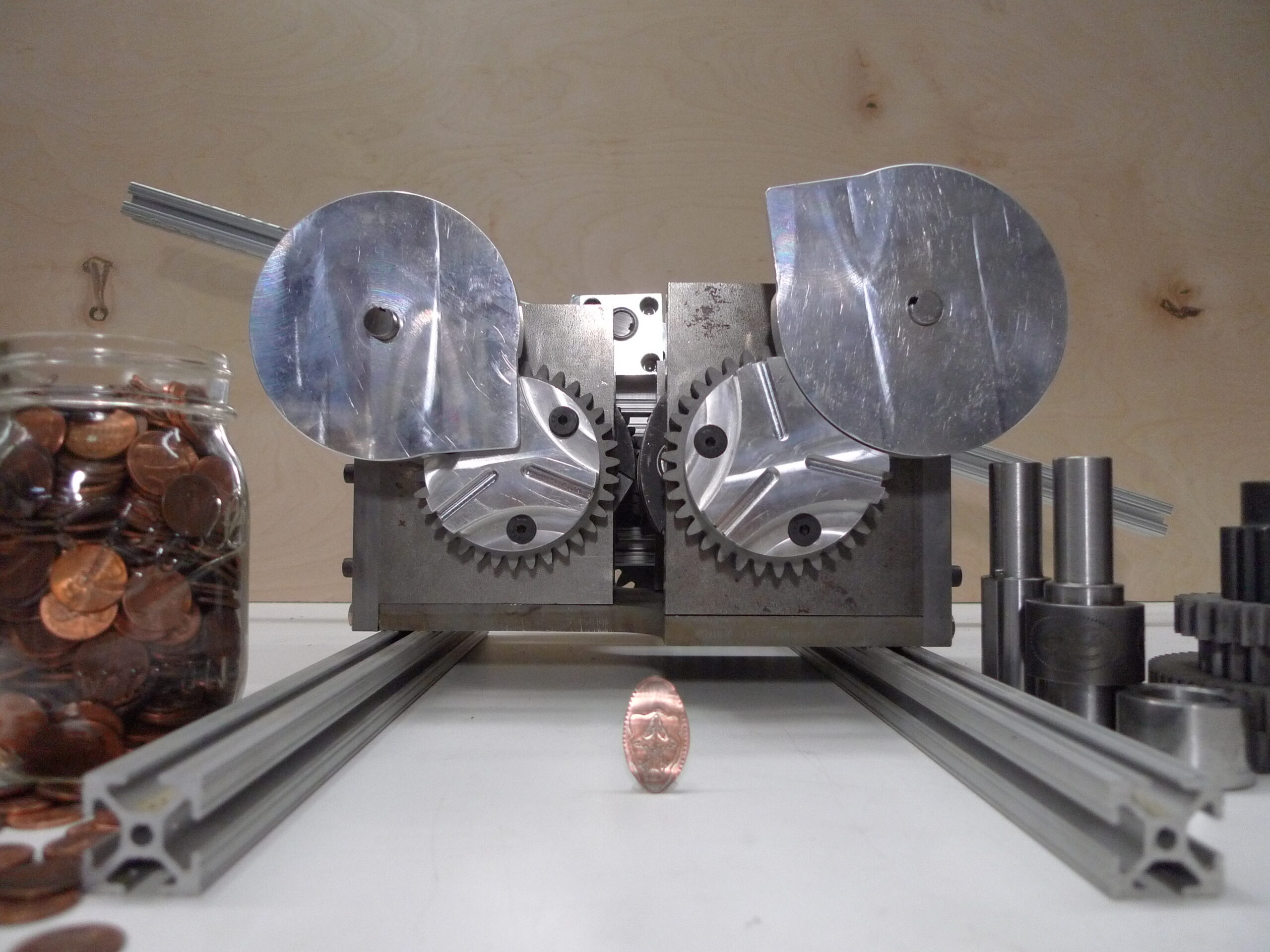This Steampunk Penny Crusher Was Made By Hand