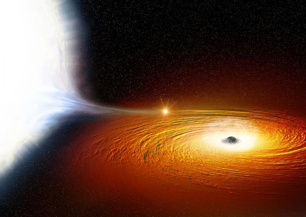 Watch a black hole devour simulated stars