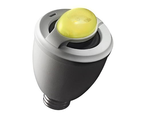The AudioBulb Mini combines a 35-watt-equivalent LED with a compact speaker driver, allowing users to add music to a room without taking up extra space. At about five inches tall, the bulb is small enough for table and floor lamps, unlike other speaker-toting bulbs. Users employ a dock, paired over the 2.4-gigahertz frequency, to control the volume and brightness. <a href="http://giinii.com/products/audiobulb/">GiiNii AudioBulb Mini</a> <strong>$90 (bulb only)</strong>