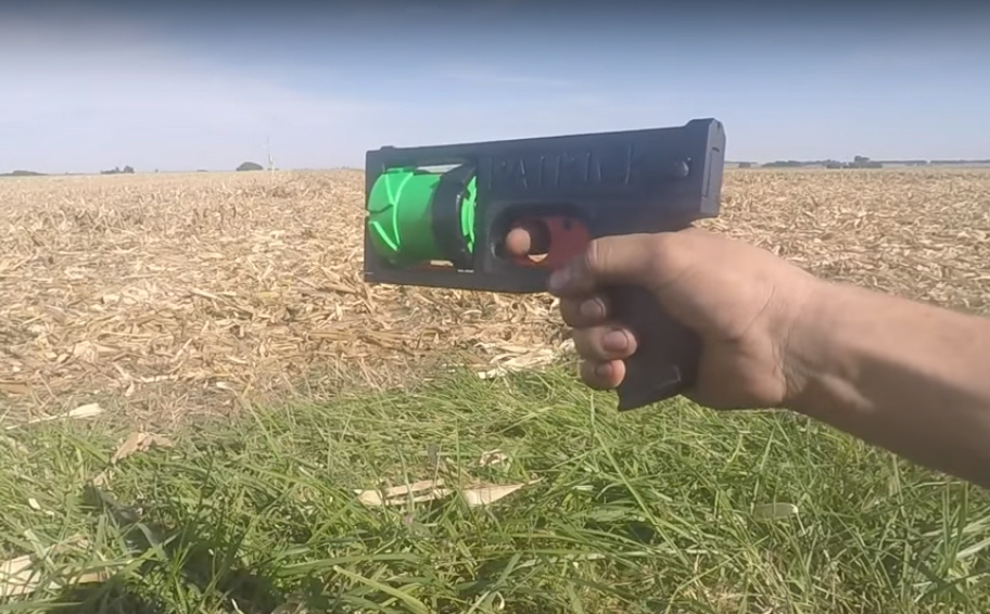 Man 3D-Prints Working Revolver With His Name On It