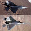 F-35 Joint Strike Fighter (top) and the F-22 Raptor