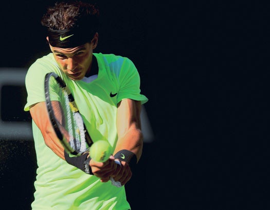 Rafael Nadal's ball-colored shirt may have disabled his opponents at last year's U.S. Open.