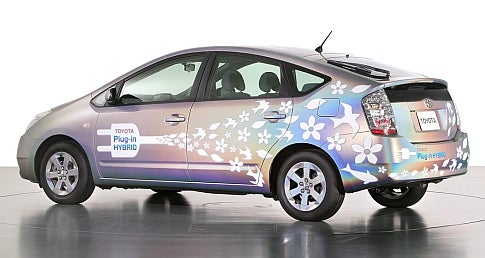 Toyota PHEV (plug-in hybrid electric vehicle).