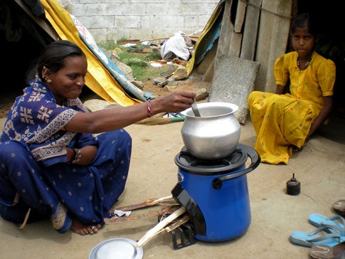 Envirofit's Clean Cookstove, for use in the developing world, cuts deadly smoke and carbon-monoxide emissions by 80 percent.