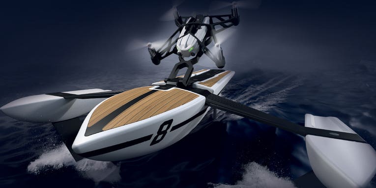 Watch This Drone Drive A Toy Boat