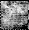 One of the first views of the Martian surface taken by Mariner 4 on its flyby.