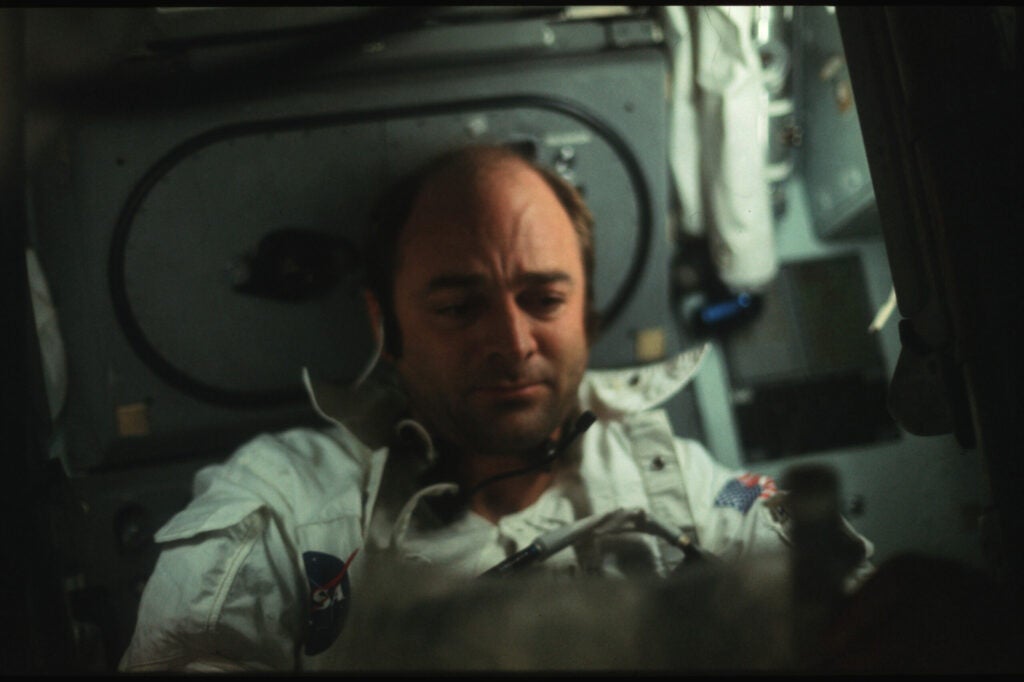 Apollo 17 Command Module Pilot Ron Evans.