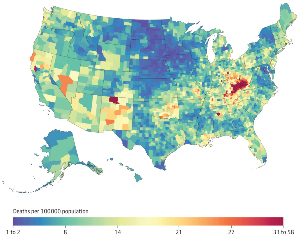 drug mortality map