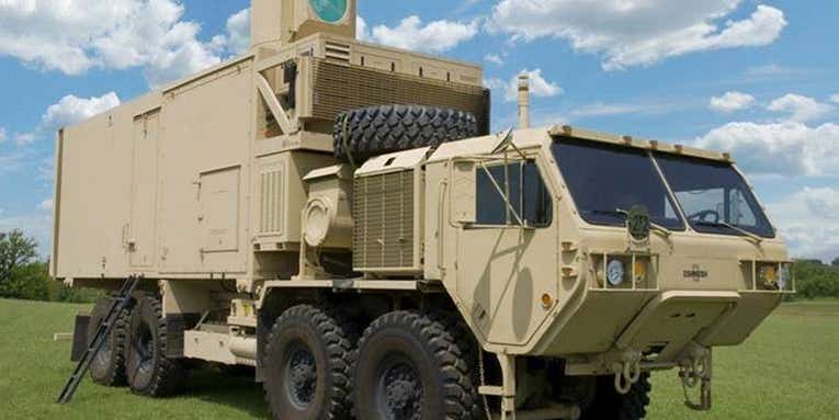 Army Truck Shoots Drones, Mortars With Lasers