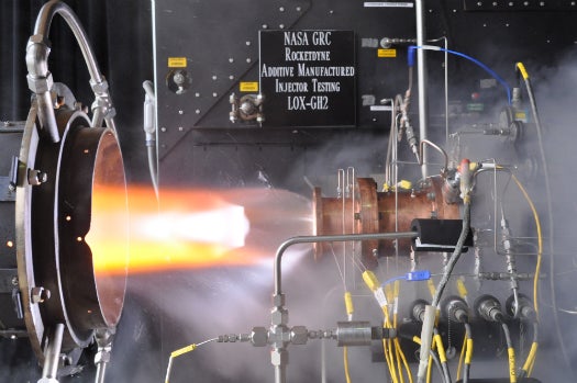 NASA Successfully Tests First 3-D Printed Rocket Engine Injector