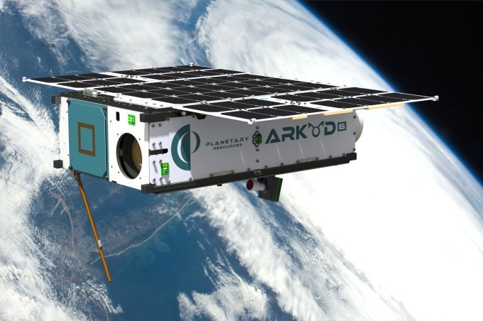 It's younger sibling, Arkyd-3, <a href="https://www.popsci.com/asteroid-mining-test-vehicle-just-launched-space-station/">launched from the International Space Station</a> in July 2015, to test out some asteroid mining hardware.